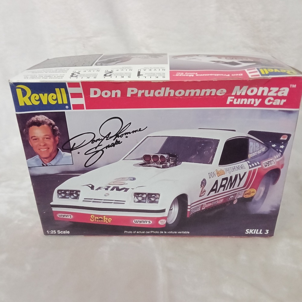 Revell Don Prudhomme Monza Funny Car Model Kit 1:25 Skill 3 7615 Army Snake